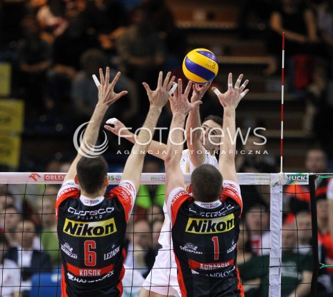  23.04.2014 RZESZOW <br />SIATKOWKA PLUS LIGA 2013/2014 MEN VOLLEYBALL POLAND POLISH PLUSLIGA LEAGUE SEASON 2013/2014 RUNDA PLAY-OFF FINAL - 2. MECZ<br />MECZ ASSECO RESOVIA - PGE SKRA BELCHATOW<br />N/Z MARIUSZ WLAZLY <br /> 