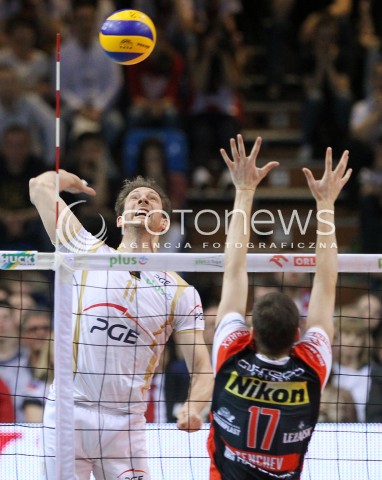  23.04.2014 RZESZOW <br />SIATKOWKA PLUS LIGA 2013/2014 MEN VOLLEYBALL POLAND POLISH PLUSLIGA LEAGUE SEASON 2013/2014 RUNDA PLAY-OFF FINAL - 2. MECZ<br />MECZ ASSECO RESOVIA - PGE SKRA BELCHATOW<br />N/Z STEPHANE ANTIGA <br /> 