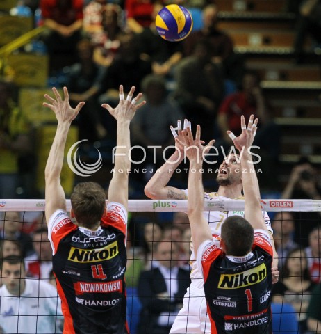  23.04.2014 RZESZOW <br />SIATKOWKA PLUS LIGA 2013/2014 MEN VOLLEYBALL POLAND POLISH PLUSLIGA LEAGUE SEASON 2013/2014 RUNDA PLAY-OFF FINAL - 2. MECZ<br />MECZ ASSECO RESOVIA - PGE SKRA BELCHATOW<br />N/Z FACUNDO CONTE <br /> 