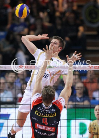  23.04.2014 RZESZOW <br />SIATKOWKA PLUS LIGA 2013/2014 MEN VOLLEYBALL POLAND POLISH PLUSLIGA LEAGUE SEASON 2013/2014 RUNDA PLAY-OFF FINAL - 2. MECZ<br />MECZ ASSECO RESOVIA - PGE SKRA BELCHATOW<br />N/Z KAROL KLOS <br /> 