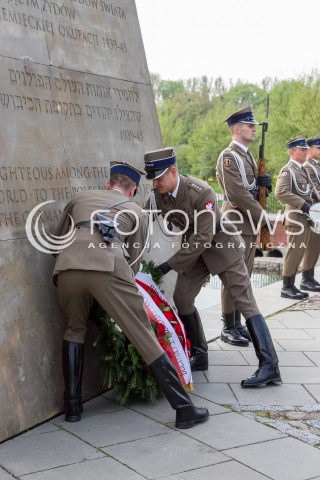  24.04.2014 LODZ WIZYTA PARY PREZYDENCKIEJ W LODZI Z OKAZJI 100 URODZIN JANA KARSKIEGO N/Z   