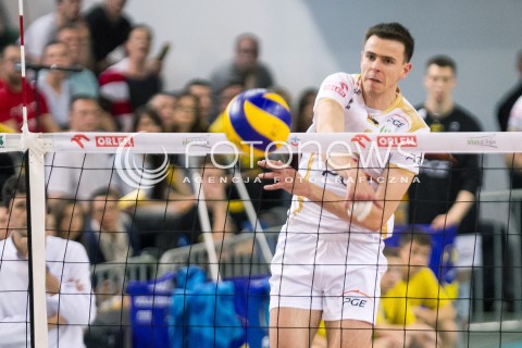  27.04.2014 BELCHATOW<br /><br />SIATKOWKA PLUS LIGA 2013/2014 MEN VOLLEYBALL POLAND POLISH PLUSLIGA LEAGUE SEASON 2013/2014 RUNDA PLAY-OFF FINAL - MECZ NR 3<br /><br />MECZ PGE SKRA BELCHATOW - ASSECO RESOVIA<br /><br />N/Z MARIUSZ WLAZLY<br /><br /> 