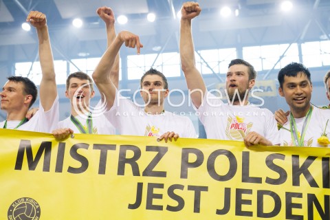  27.04.2014 BELCHATOW<br /><br />SIATKOWKA PLUS LIGA 2013/2014 MEN VOLLEYBALL POLAND POLISH PLUSLIGA LEAGUE SEASON 2013/2014 RUNDA PLAY-OFF FINAL - MECZ NR 3<br /><br />MECZ PGE SKRA BELCHATOW - ASSECO RESOVIA<br /><br />N/Z ANDRZEJ WRONA KAROL KLOS MACJEJ MUZAJ SAMUEL TUIA WYGRANA ZWYCIESTWO RADOSC EMOCJE PUCHAR - PGE SKRA BELCHATOW - MISTRZ POLSKI 2014<br /><br /> 