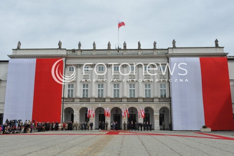  02.05.2014 WARSZAWA <br />OBCHODY DNIA FLAGI RP W WARSZAWIE<br />N/Z PALAC PREZYDENCKI<br /> 