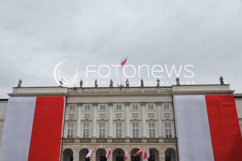  02.05.2014 WARSZAWA <br />OBCHODY DNIA FLAGI RP W WARSZAWIE<br />N/Z PALAC PREZYDENCKI<br /> 
