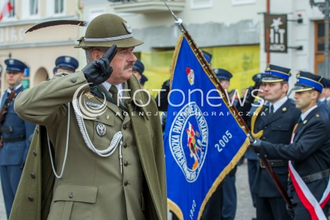  03.05.2014 RZESZOW <br />UROCZYSTOSCI PATRIOTYCZNE Z OKAZJI SWIETA 3 MAJA W RZESZOWIE<br />N/Z PULKOWNIK WOJCIECH KUCHARSKI<br /> 