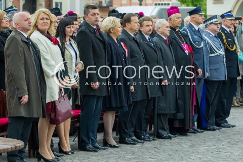  03.05.2014 RZESZOW <br />UROCZYSTOSCI PATRIOTYCZNE Z OKAZJI SWIETA 3 MAJA W RZESZOWIE<br />N/Z ELZBIETA LUKACIJEWSKA MALGORZATA CHOMYCZ SMIGIELSKA TOMASZ KAMINSKI WLADYSLAW ORTYL BISKUP EDWARD BIALOGLOWSKI ANDRZEJ SZLACHTA<br /> 