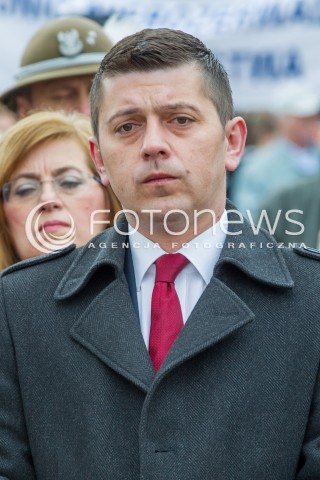  03.05.2014 RZESZOW <br />UROCZYSTOSCI PATRIOTYCZNE Z OKAZJI SWIETA 3 MAJA W RZESZOWIE<br />N/Z TOMASZ KAMINSKI POSEL SLD GLOWKA PORTRET SYLWETKA<br /> 