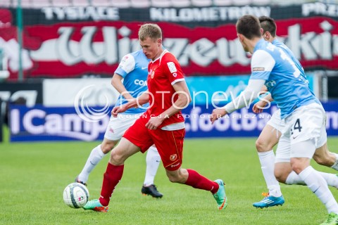  04.05.2014 LODZ <br />
PILKA NOZNA POLSKA POLISH T-MOBILE EKSTRAKLASA GRUPA SPADKOWA SEZON SEASON 2013/2014 FOOTBALL WIDZEW LODZ - CRACOVIA KRAKOW<br />
N/Z EDUARDS VISNIAKOVS<br />
 