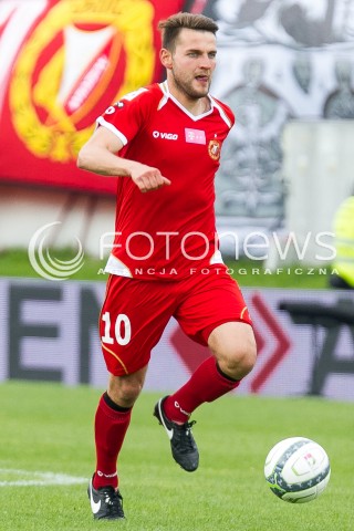  04.05.2014 LODZ <br />
PILKA NOZNA POLSKA POLISH T-MOBILE EKSTRAKLASA GRUPA SPADKOWA SEZON SEASON 2013/2014 FOOTBALL WIDZEW LODZ - CRACOVIA KRAKOW<br />
N/Z MATEUSZ CETNARSKI SYLWETKA <br />
 