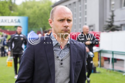  04.05.2014 LODZ <br />
PILKA NOZNA POLSKA POLISH T-MOBILE EKSTRAKLASA GRUPA SPADKOWA SEZON SEASON 2013/2014 FOOTBALL WIDZEW LODZ - CRACOVIA KRAKOW<br />
N/Z TRENER ARTUR SLOWIK SYLWETKA<br />
 