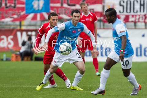  04.05.2014 LODZ <br />
PILKA NOZNA POLSKA POLISH T-MOBILE EKSTRAKLASA GRUPA SPADKOWA SEZON SEASON 2013/2014 FOOTBALL WIDZEW LODZ - CRACOVIA KRAKOW<br />
N/Z SLAWOMIR SZELIGA<br />
 