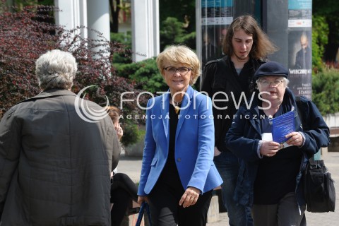  07.05.2014 WARSZAWA<br />KAMPANIA WYBORCZA DANUTY HUBNER<br />N/Z PROFESOR DANUTA HUBNER<br /> 