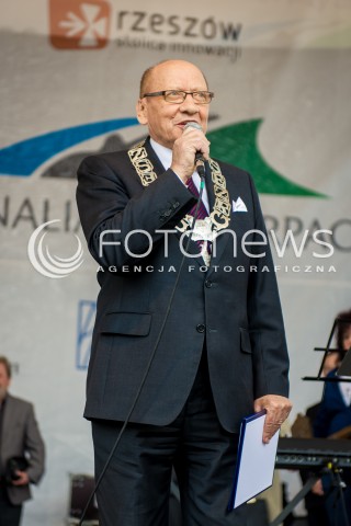  08.05.2014 RZESZOW<br />ROZPOCZYNAJA SIE XXI RZESZOWSKIE JUWENALIA<br />N/Z PREZYDENT RZESZOWA TADEUSZ FERENC<br /> 