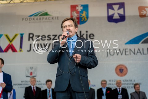  08.05.2014 RZESZOW<br />ROZPOCZYNAJA SIE XXI RZESZOWSKIE JUWENALIA<br />N/Z WOJCIECH BUCZAK<br /> 