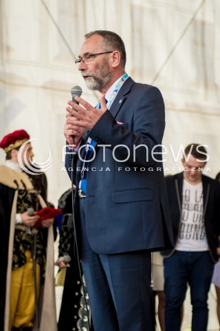  08.05.2014 RZESZOW<br />ROZPOCZYNAJA SIE XXI RZESZOWSKIE JUWENALIA<br />N/Z MAREK ORKISZ - REKTOR POLITECHNIKI RZESZOWSKIEJ<br /> 