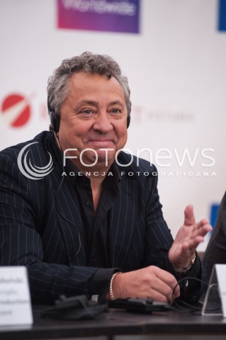  08.05.2014 WARSZAWA<br />
KONFERENCJA PRASOWA DZWONY WOJNY<br />
N/Z TONY JORDAN<br />
 