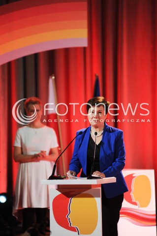  09.05.2014 WARSZAWA<br />VI KONGRES KOBIET<br />N/Z PREZYDENT MIASTA STOLECZNEGO WARSZAWY HANNA GRONKIEWICZ-WALTZ DOROTA WARAKOMSKA<br /> 