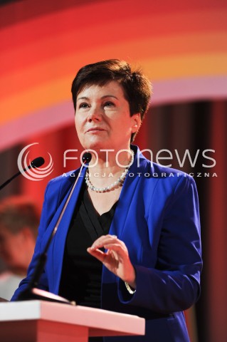  09.05.2014 WARSZAWA<br />VI KONGRES KOBIET<br />N/Z PREZYDENT MIASTA STOLECZNEGO WARSZAWY HANNA GRONKIEWICZ-WALTZ<br /> 