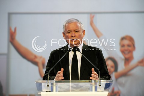 Konferencja Prezesa PiS Jarosława Kaczyńskiego w Warszawie