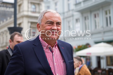  12.05.2014 LODZ <br />KONFERENCJA PRASOWA PRZED MISTRZOSTWAMI SWIATA W PILCE SIATKOWEJ MEZCZYZN FIVB <br />N/Z MIROSLAW PRZEDPELSKI - PREZES PZPS<br /> 