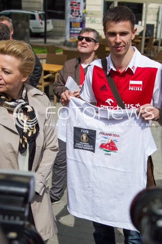  12.05.2014 LODZ <br />KONFERENCJA PRASOWA PRZED MISTRZOSTWAMI SWIATA W PILCE SIATKOWEJ MEZCZYZN FIVB <br />N/Z MARIUSZ WLAZLY <br /> 