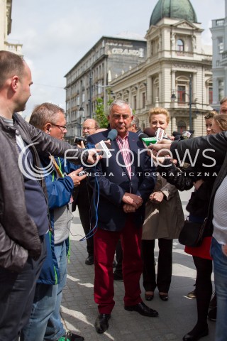  12.05.2014 LODZ <br />KONFERENCJA PRASOWA PRZED MISTRZOSTWAMI SWIATA W PILCE SIATKOWEJ MEZCZYZN FIVB <br />N/Z MIROSLAW PRZEDPELSKI - PREZES PZPS<br /> 