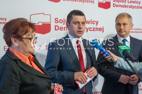  15.05.2014 RZESZOW<br />KONFERENCJA PRASOWA SLD INAUGURUJACA AKCJE 3 X TAK Z UDZIALEM POSLA GRZEGORZA NAPIERALSKIEGO<br />N/Z ANNA KOWALSKA TOMASZ KAMINSKI GRZEGORZ NAPIERALSKI<br /> 