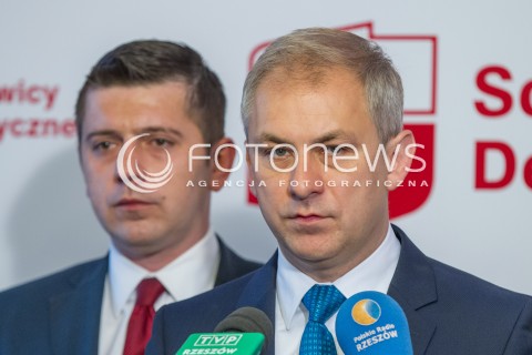  15.05.2014 RZESZOW<br />KONFERENCJA PRASOWA SLD INAUGURUJACA AKCJE 3 X TAK Z UDZIALEM POSLA GRZEGORZA NAPIERALSKIEGO<br />N/Z TOMASZ KAMINSKI GRZEGORZ NAPIERALSKI<br /> 
