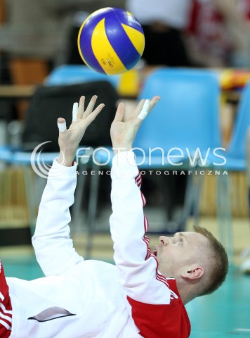  16.05.2014 WROCLAW <br />SIATKOWKA MEZCZYZN <br />TURNIEJ KWALIFIKACYJNY DO MISTRZOSTW EUROPY 2015<br />2015 FIVB WORLD CHAMPIONSHIP - EUROPEAN QUALIFICATION MEN <br />MECZ POLSKA - LOTWA ( POLAND - LATVIA ) <br />N/Z PAWEL ZAGUMNY SYLWETKA <br /> 