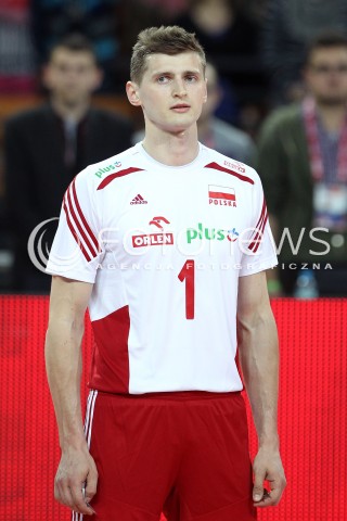  16.05.2014 WROCLAW <br />SIATKOWKA MEZCZYZN <br />TURNIEJ KWALIFIKACYJNY DO MISTRZOSTW EUROPY 2015<br />2015 FIVB WORLD CHAMPIONSHIP - EUROPEAN QUALIFICATION MEN <br />MECZ POLSKA - LOTWA ( POLAND - LATVIA ) <br />N/Z PIOTR NOWAKOWSKI GLOWKA PORTRET SYLWETKA<br /> 