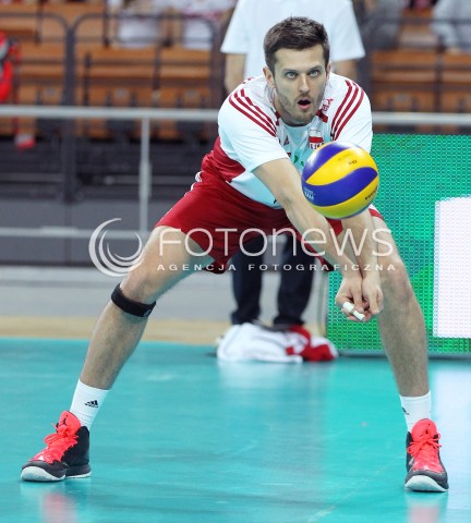  16.05.2014 WROCLAW <br />SIATKOWKA MEZCZYZN <br />TURNIEJ KWALIFIKACYJNY DO MISTRZOSTW EUROPY 2015<br />2015 FIVB WORLD CHAMPIONSHIP - EUROPEAN QUALIFICATION MEN <br />MECZ POLSKA - LOTWA ( POLAND - LATVIA ) <br />N/Z MICHAL WINIARSKI SYLWETKA <br /> 