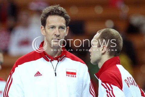  16.05.2014 WROCLAW <br />SIATKOWKA MEZCZYZN <br />TURNIEJ KWALIFIKACYJNY DO MISTRZOSTW EUROPY 2015<br />2015 FIVB WORLD CHAMPIONSHIP - EUROPEAN QUALIFICATION MEN <br />MECZ POLSKA - LOTWA ( POLAND - LATVIA ) <br />N/Z STEPHANE ANTIGA TRENER ( HEAD COACH ) PAWEL ZATORSKI <br /> 