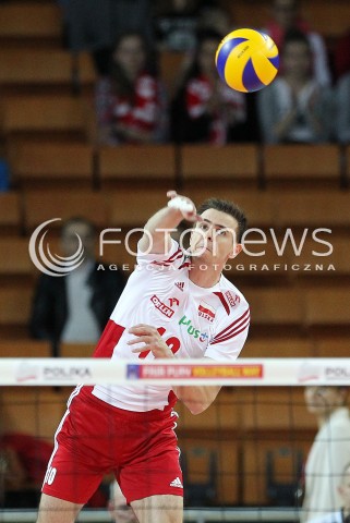  16.05.2014 WROCLAW <br />SIATKOWKA MEZCZYZN <br />TURNIEJ KWALIFIKACYJNY DO MISTRZOSTW EUROPY 2015<br />2015 FIVB WORLD CHAMPIONSHIP - EUROPEAN QUALIFICATION MEN <br />MECZ POLSKA - LOTWA ( POLAND - LATVIA ) <br />N/Z MARIUSZ WLAZLY SYLWETKA<br /> 