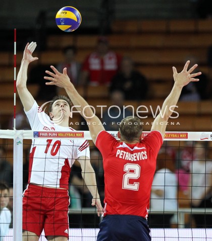  16.05.2014 WROCLAW <br />SIATKOWKA MEZCZYZN <br />TURNIEJ KWALIFIKACYJNY DO MISTRZOSTW EUROPY 2015<br />2015 FIVB WORLD CHAMPIONSHIP - EUROPEAN QUALIFICATION MEN <br />MECZ POLSKA - LOTWA ( POLAND - LATVIA ) <br />N/Z MARIUSZ WLAZLY<br /> 