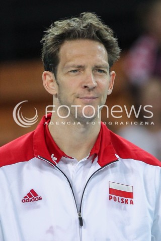  17.05.2014 WROCLAW <br />SIATKOWKA MEZCZYZN <br />TURNIEJ KWALIFIKACYJNY DO MISTRZOSTW EUROPY 2015<br />2015 FIVB WORLD CHAMPIONSHIP - EUROPEAN QUALIFICATION MEN <br />MECZ POLSKA - MACEDONIA ( POLAND - FYROM ) <br />N/Z STEPHANE ANTIGA TRENER ( HEAD COACH ) SYLWETKA GLOWKA PORTRET<br /> 