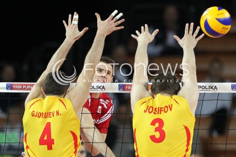  17.05.2014 WROCLAW <br />SIATKOWKA MEZCZYZN <br />TURNIEJ KWALIFIKACYJNY DO MISTRZOSTW EUROPY 2015<br />2015 FIVB WORLD CHAMPIONSHIP - EUROPEAN QUALIFICATION MEN <br />MECZ POLSKA - MACEDONIA ( POLAND - FYROM ) <br />N/Z MARIUSZ WLAZLY <br /> 