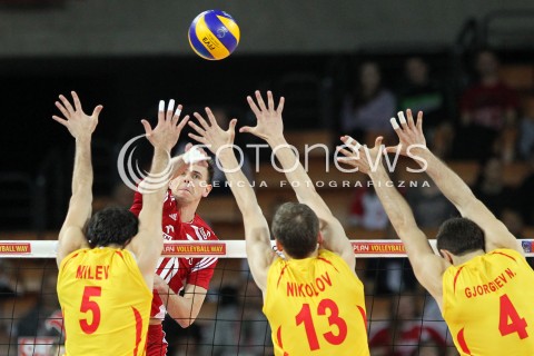  17.05.2014 WROCLAW <br />SIATKOWKA MEZCZYZN <br />TURNIEJ KWALIFIKACYJNY DO MISTRZOSTW EUROPY 2015<br />2015 FIVB WORLD CHAMPIONSHIP - EUROPEAN QUALIFICATION MEN <br />MECZ POLSKA - MACEDONIA ( POLAND - FYROM ) <br />N/Z MARIUSZ WLAZLY <br /> 
