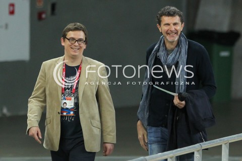  17.05.2014 WROCLAW <br />SIATKOWKA MEZCZYZN <br />TURNIEJ KWALIFIKACYJNY DO MISTRZOSTW EUROPY 2015<br />2015 FIVB WORLD CHAMPIONSHIP - EUROPEAN QUALIFICATION MEN <br />MECZ POLSKA - MACEDONIA ( POLAND - FYROM ) <br />N/Z ANDREA GARDINI KAMIL SKLADOWSKI<br /> 