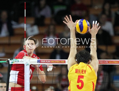  17.05.2014 WROCLAW <br />SIATKOWKA MEZCZYZN <br />TURNIEJ KWALIFIKACYJNY DO MISTRZOSTW EUROPY 2015<br />2015 FIVB WORLD CHAMPIONSHIP - EUROPEAN QUALIFICATION MEN <br />MECZ POLSKA - MACEDONIA ( POLAND - FYROM ) <br />N/Z MARIUSZ WLAZLY <br /> 