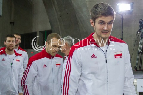  18.05.2014 WROCLAW <br />SIATKOWKA MEZCZYZN <br />TURNIEJ KWALIFIKACYJNY DO MISTRZOSTW EUROPY 2015<br />2015 FIVB WORLD CHAMPIONSHIP - EUROPEAN QUALIFICATION MEN <br />MECZ POLSKA - SLOWENIA ( POLAND - SLOVENIA ) <br />N/Z KAROL KLOS PAWEL ZATORSKI <br /> 
