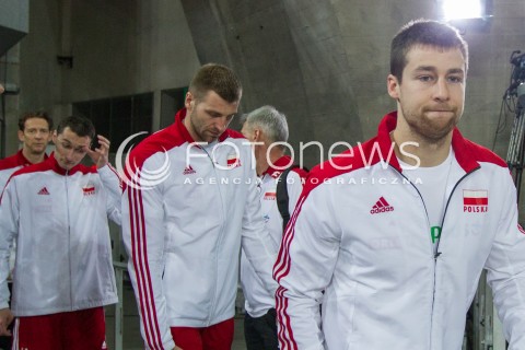  18.05.2014 WROCLAW <br />SIATKOWKA MEZCZYZN <br />TURNIEJ KWALIFIKACYJNY DO MISTRZOSTW EUROPY 2015<br />2015 FIVB WORLD CHAMPIONSHIP - EUROPEAN QUALIFICATION MEN <br />MECZ POLSKA - SLOWENIA ( POLAND - SLOVENIA ) <br />N/Z MICHAL KUBIAK <br /> 