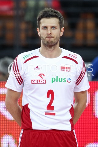  18.05.2014 WROCLAW <br />SIATKOWKA MEZCZYZN <br />TURNIEJ KWALIFIKACYJNY DO MISTRZOSTW EUROPY 2015<br />2015 FIVB WORLD CHAMPIONSHIP - EUROPEAN QUALIFICATION MEN <br />MECZ POLSKA - SLOWENIA ( POLAND - SLOVENIA ) <br />N/Z MICHAL WINIARSKI SYLWETKA GLOWKA PORTRET<br /> 