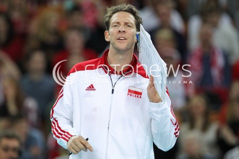  18.05.2014 WROCLAW <br />SIATKOWKA MEZCZYZN <br />TURNIEJ KWALIFIKACYJNY DO MISTRZOSTW EUROPY 2015<br />2015 FIVB WORLD CHAMPIONSHIP - EUROPEAN QUALIFICATION MEN <br />MECZ POLSKA - SLOWENIA ( POLAND - SLOVENIA ) <br />N/Z STEPHANE ANTIGA TRENER ( HEAD COACH ) SYLWETKA <br /> 