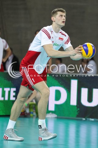  18.05.2014 WROCLAW <br />SIATKOWKA MEZCZYZN <br />TURNIEJ KWALIFIKACYJNY DO MISTRZOSTW EUROPY 2015<br />2015 FIVB WORLD CHAMPIONSHIP - EUROPEAN QUALIFICATION MEN <br />MECZ POLSKA - SLOWENIA ( POLAND - SLOVENIA ) <br />N/Z PIOTR NOWAKOWSKI SYLWETKA <br /> 