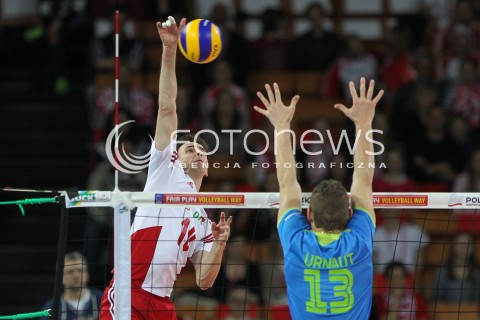 18.05.2014 WROCLAW <br />SIATKOWKA MEZCZYZN <br />TURNIEJ KWALIFIKACYJNY DO MISTRZOSTW EUROPY 2015<br />2015 FIVB WORLD CHAMPIONSHIP - EUROPEAN QUALIFICATION MEN <br />MECZ POLSKA - SLOWENIA ( POLAND - SLOVENIA ) <br />N/Z MARIUSZ WLAZLY <br /> 