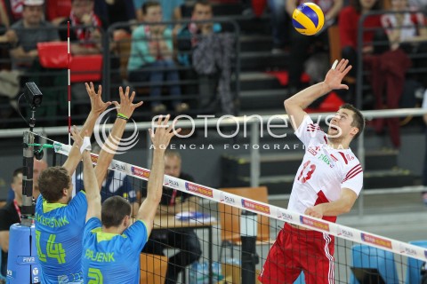  18.05.2014 WROCLAW <br />SIATKOWKA MEZCZYZN <br />TURNIEJ KWALIFIKACYJNY DO MISTRZOSTW EUROPY 2015<br />2015 FIVB WORLD CHAMPIONSHIP - EUROPEAN QUALIFICATION MEN <br />MECZ POLSKA - SLOWENIA ( POLAND - SLOVENIA ) <br />N/Z MICHAL KUBIAK <br /> 