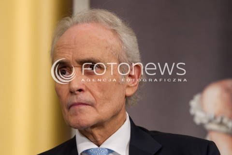  23.05.2014 RZESZOW <br />
JOSE CARRERAS PODCZAS SPOTKANIA Z MEDIAMI W PRZEDDZIEN ROZPOCZYNAJACEGO SIE 53. FESTIWALU MUZYCZNEGO W LANCUCIE<br />
N/Z JOSE CARRERAS - HISZPANSKI SPIEWAK TENOR LIRYCZNY<br />
 