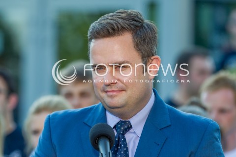  23.05.2014 RZESZOW <br />WIZYTA PREZESA PIS JAROSLAWA KACZYNSKIEGO W RZESZOWIE W ZWIAZKU Z ZAKONCZENIEM KAMPANII WYBORCZEJ DO PARLAMENTU EUROPEJSKIEGO<br />N/Z ADAM HOFMAN<br /> 