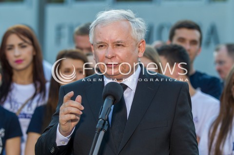  23.05.2014 RZESZOW <br />WIZYTA PREZESA PIS JAROSLAWA KACZYNSKIEGO W RZESZOWIE W ZWIAZKU Z ZAKONCZENIEM KAMPANII WYBORCZEJ DO PARLAMENTU EUROPEJSKIEGO<br />N/Z JAROSLAW KACZYNSKI<br /> 